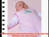 Saco de dormir para bebé diseño de piratas (25 tog) color rosa Multitonos rosas Talla:618 meses