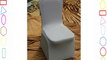 4 x Auralum® Elegante 2 años de garantía Spandex Fundas para sillas fundas elásticas cubiertas