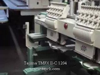 Tajima TMFX II-C 1204 Embroidery Machine
