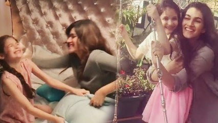 Kriti Sanon - Harshaali Malhotra's Pillow Fight - WATCH VIDEO