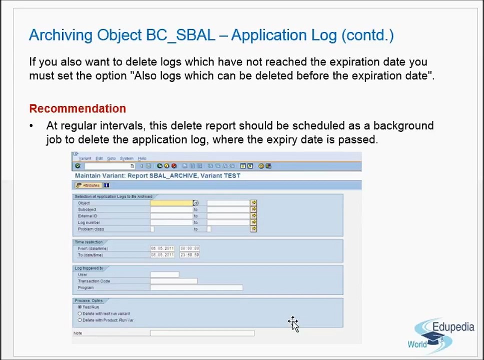 SAP Archiving( Archiving Objects)- Part 4b