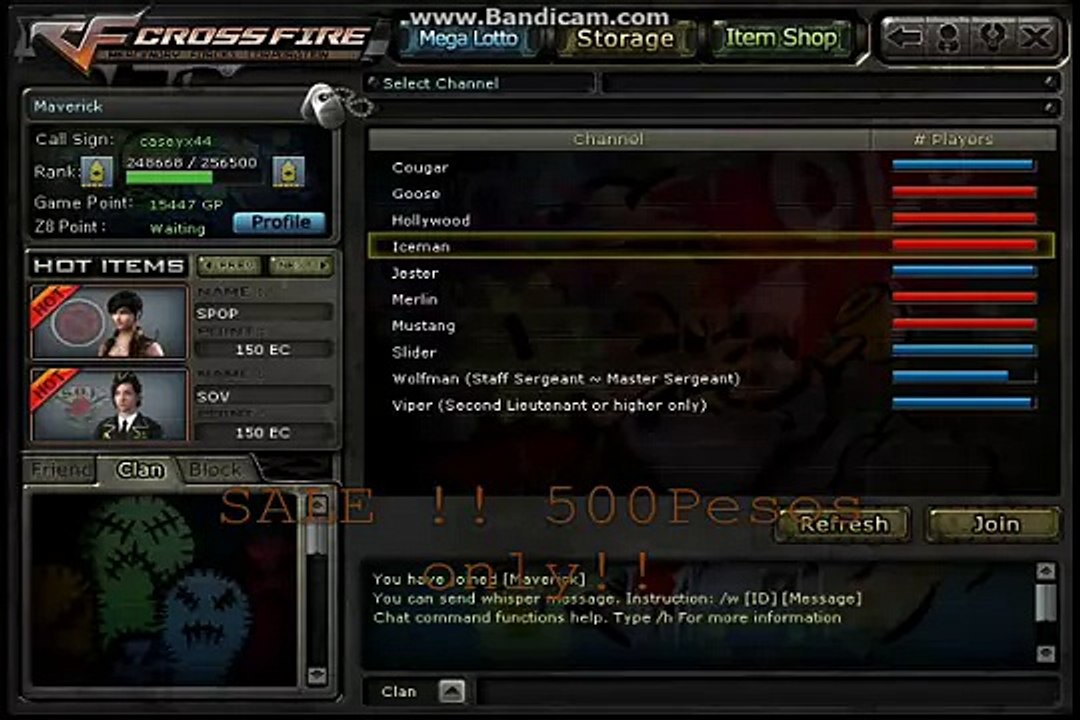 Crossfire Philippines Sale Account