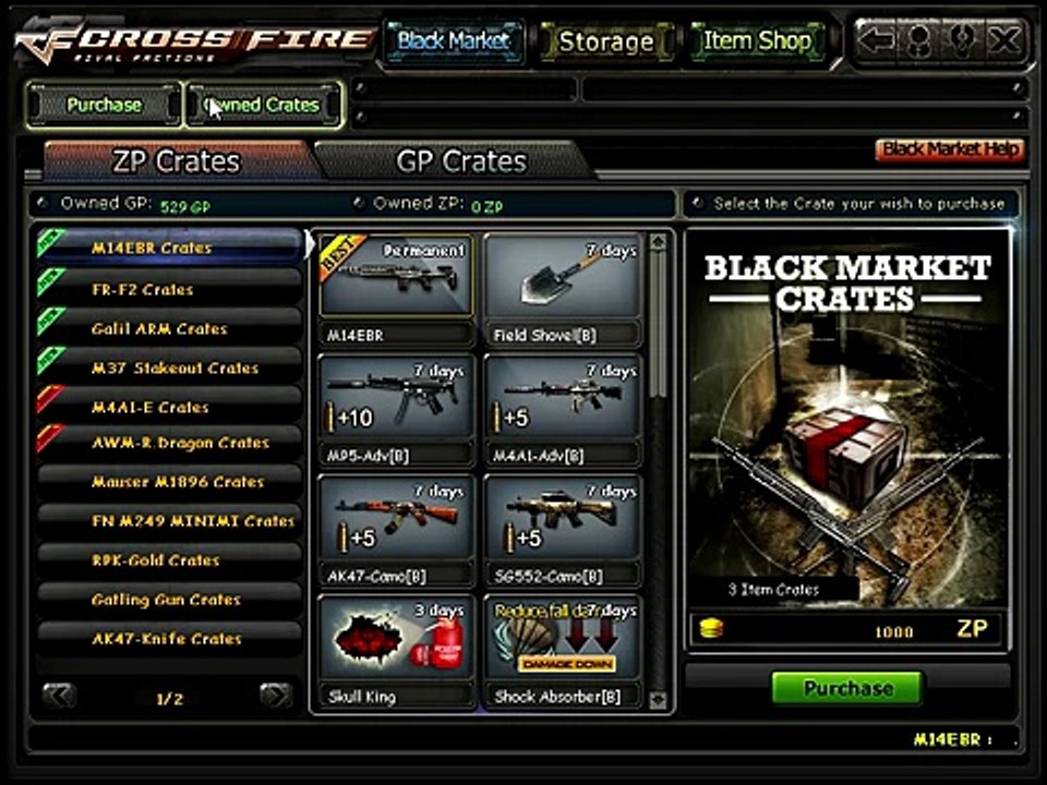 BuySell Accounts - SELLING CROSSFIRE ACCOUNT 2012