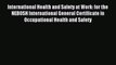 Download International Health and Safety at Work: for the NEBOSH International General Certificate