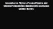 Read Ionospheres: Physics Plasma Physics and Chemistry (Cambridge Atmospheric and Space Science