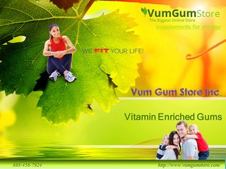 natural vitamins chewing gum for energy