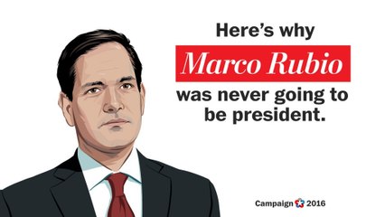 Why Marco Rubio was never going to be president