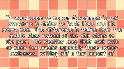 Why Is Our Middle Class Shouldering The Country's Financial Burden?