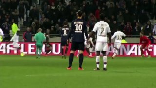 Zlatan Ibrahimovic punit Mapou Yanga Mbiwa pour sa petite danse de chambrage