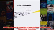 Download PDF  IPSAS Explained A Summary of International Public Sector Accounting Standards FULL FREE