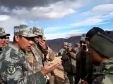china army and india army fighting in border of India and Tibet