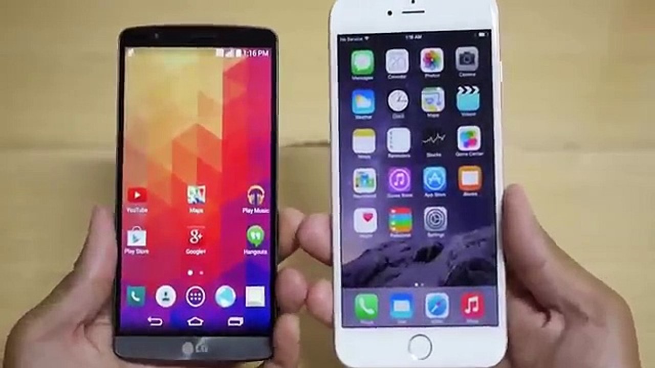 Iphone 6 plus vs LG G3 (Comic FULL HD 720P)