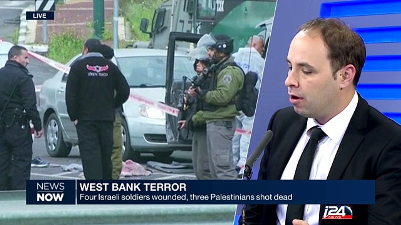 West Bank : four Israeli soldiers wounded, three Palestinians shot dead