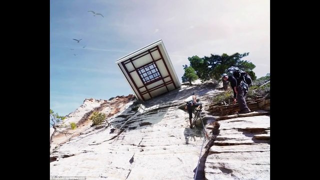 Un bar suspendu aux falaises vertigineuses de Basaseachic - Flippant et incroyable