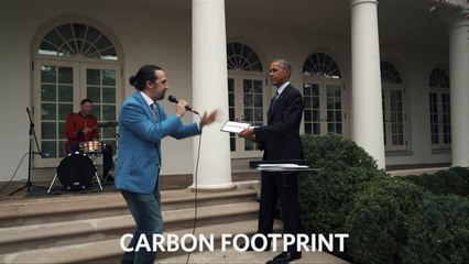 President Obama teams up with rapper for Rose Garden freestyle