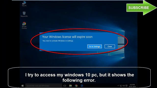 How to fix your windows license will expire soon on windows 10