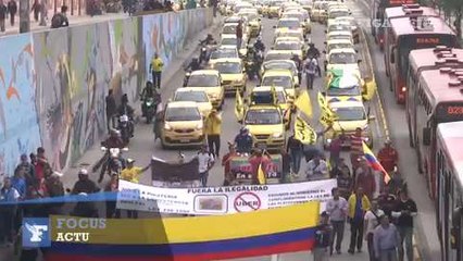 Les taxis colombiens réclament la fin d'Uber dans leur pays