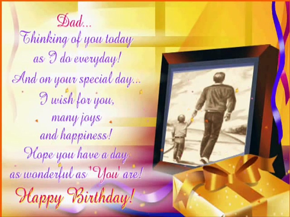 Birthday Wishes For Dad