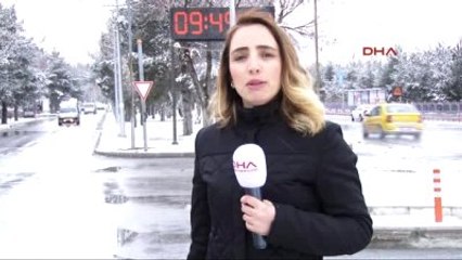 Erzurum Mart'ta Kar Geri Geldi