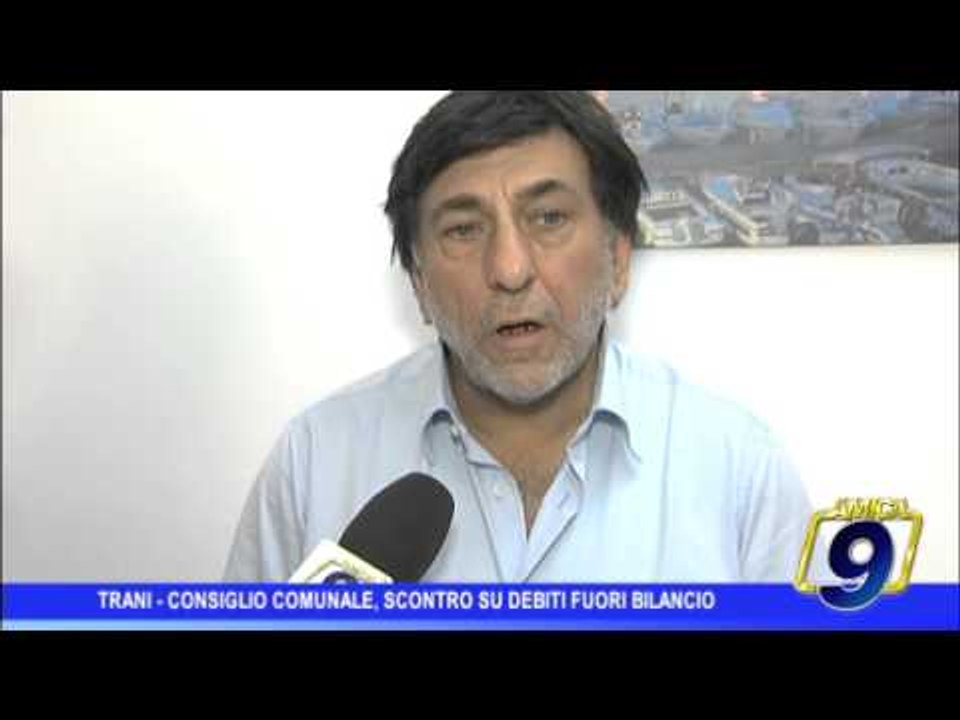 Trani |  Consiglio Comunale: scontro su debiti fuori bilancio