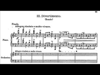 Hamelin plays Medtner - Piano Concerto No. 2 (3rd mvt) Audio + Sheet music