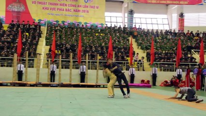 Mãn nhãn màn trình diễn võ thuật của sinh viên cảnh sát