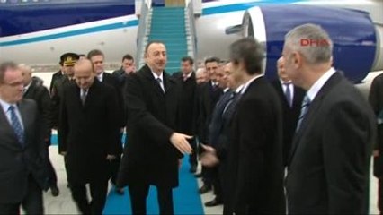 Azerbaycan Devlet Başkanı İlham Aliyev Ankara'da