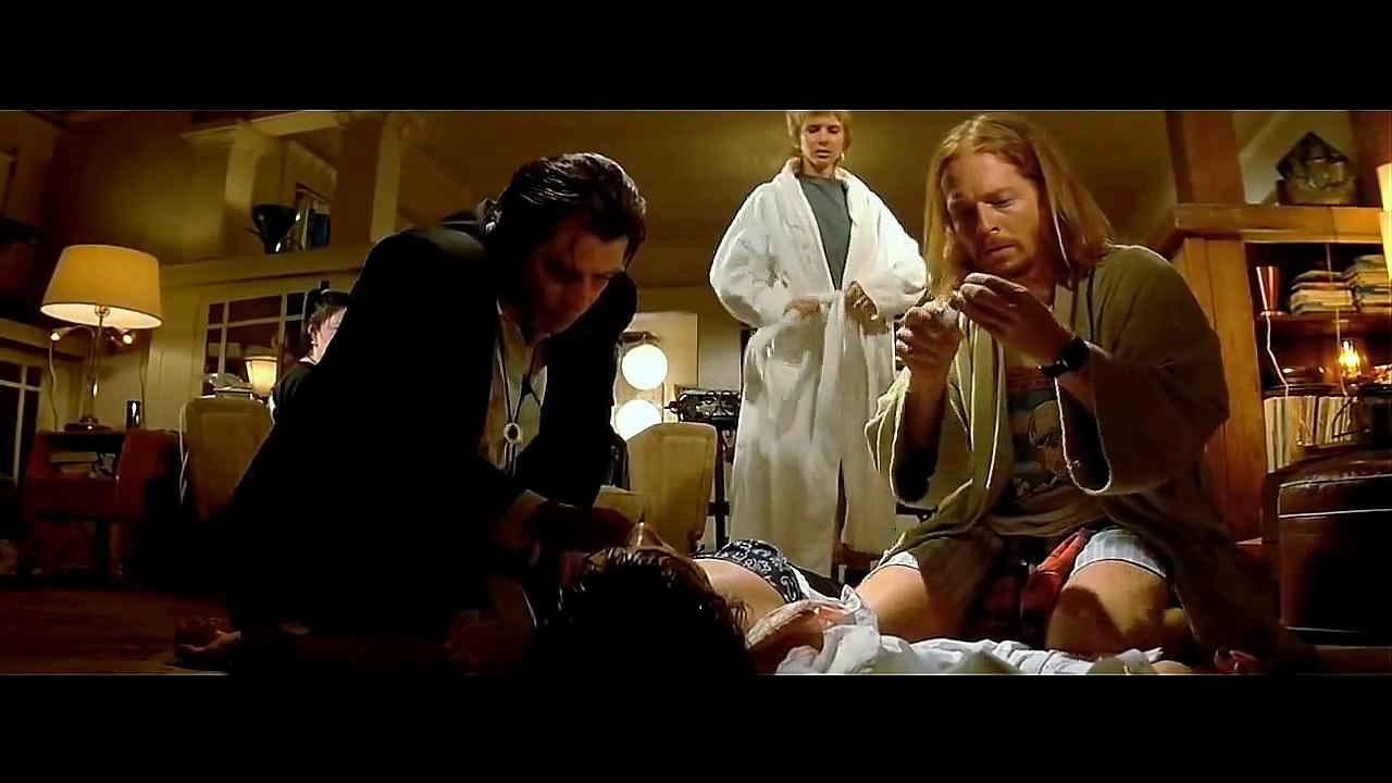 Scène de l'overdose dans Pulp Fiction
