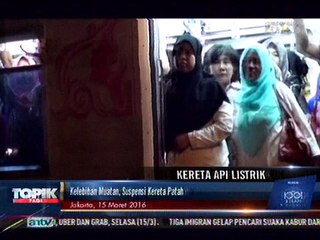 Kelebihan Muatan, Suspensi KRL Patah