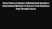 Read Three Points of Contact: A Motivational Speaker's Inspirational Methods of Success from