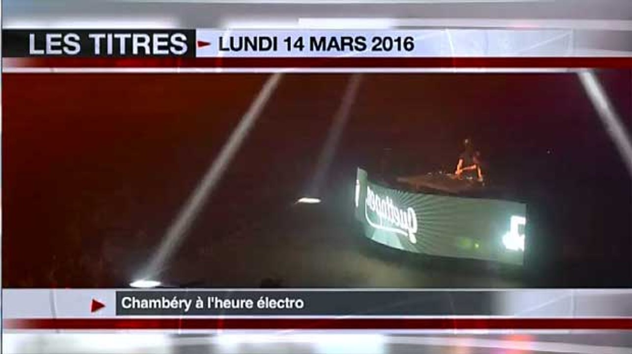 JT du lundi 14 mars 2016