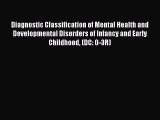 Read Diagnostic Classification of Mental Health and Developmental Disorders of Infancy and