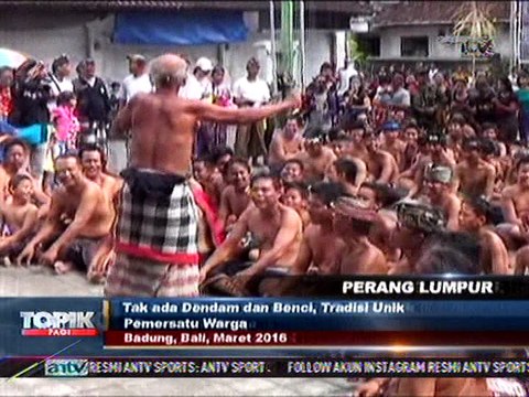 Perang Lumpur di Bali, Tradisi Unik Pemersatu Warga