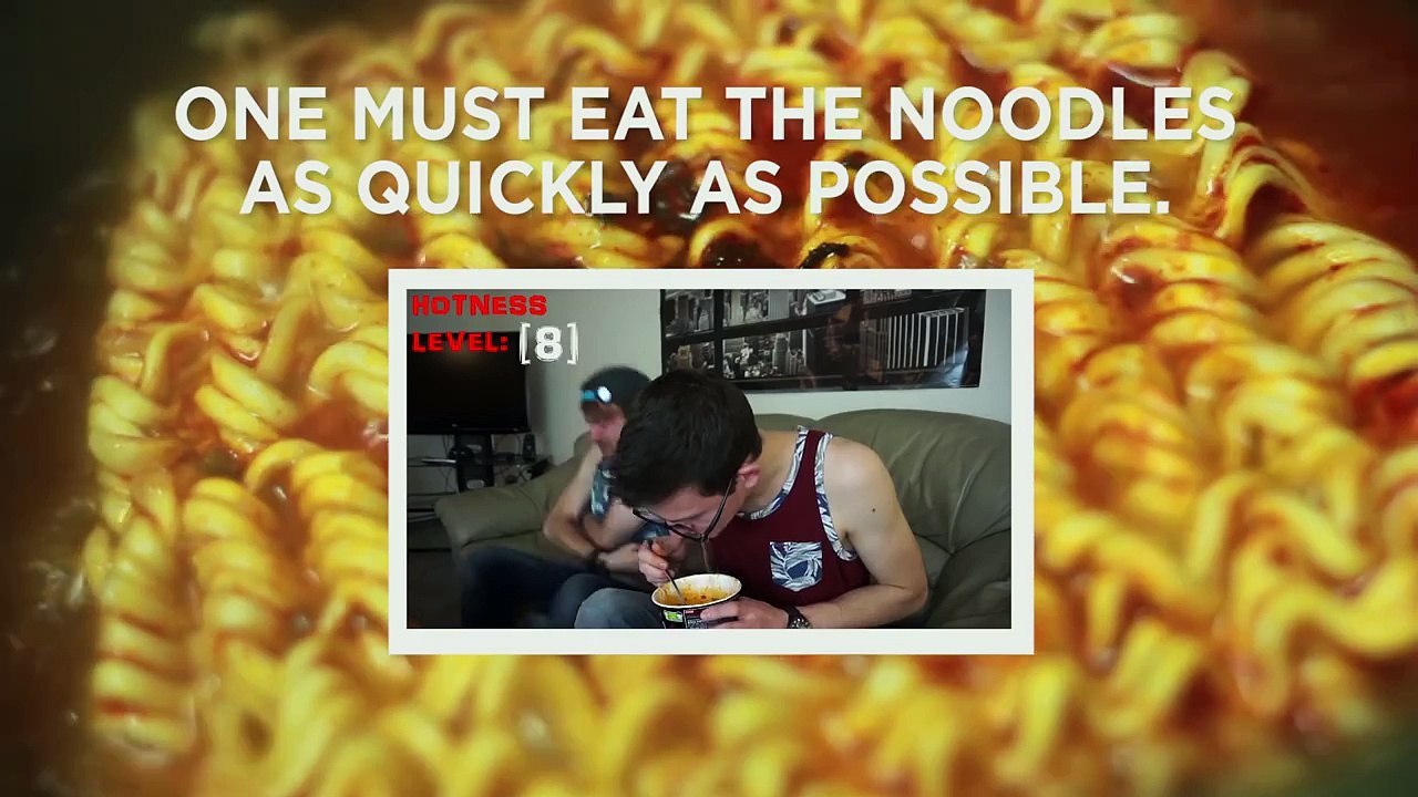 People Try The Fire Noodle Challenge