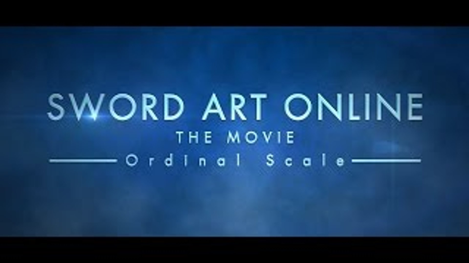 Sword Art Online The Movie Ordinal Scale Trailer Video Dailymotion