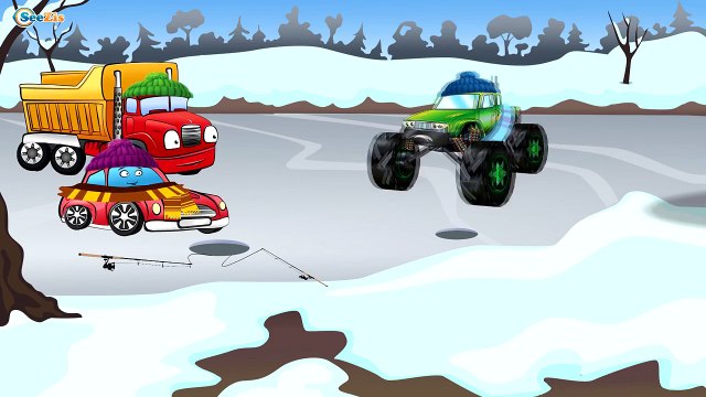 ✔ Мультики про Машинки. Монстр Трак. Грузовик. Полицейская машина. Гоночные машины. Кар Кар ✔