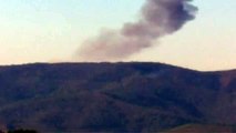 RAW: Russian Sukhoi Su 24 fighter plane shot down by Turkey F16 jet, crashing near Syrian