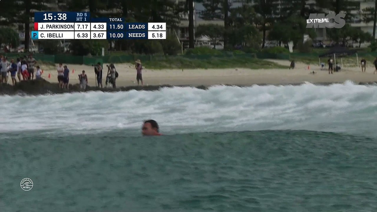 Surf - Quiksilver Pro Gold Coast - Joel Parkinson en quarts !