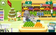 Dr Panda Supermarket - gameplay video for Kids - Развивающий мультик (игра). Childrens ca