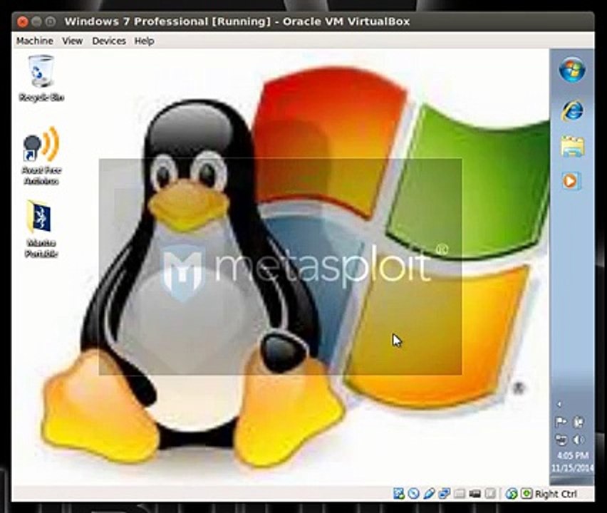 How to Install Metasploit in Windows 7 Professional via VirtualBox