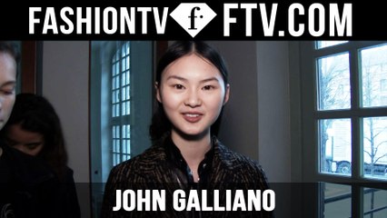 John Galliano Hairstyle at Paris Fashion Week F/W 16-17 | FTV.com