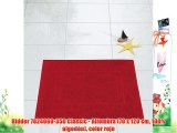 Ridder 7824060-350 Classic - Alfombra (70 x 120 cm 100% algodón) color rojo