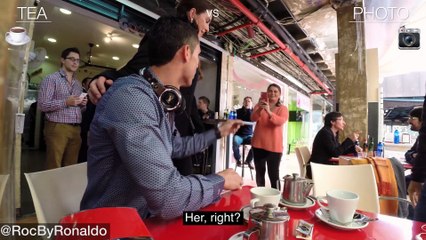 Quand Cristiano Ronaldo sort boire un thé...