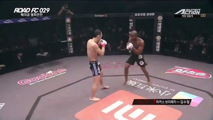 Marcus Brimage Eats Massive HEAD KICK In Road FC