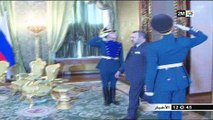 !الملك محمد السادس يلتقي فلاديمير بوتين ويضع إكليلًا من الزهور في قبر الجندي المجهول