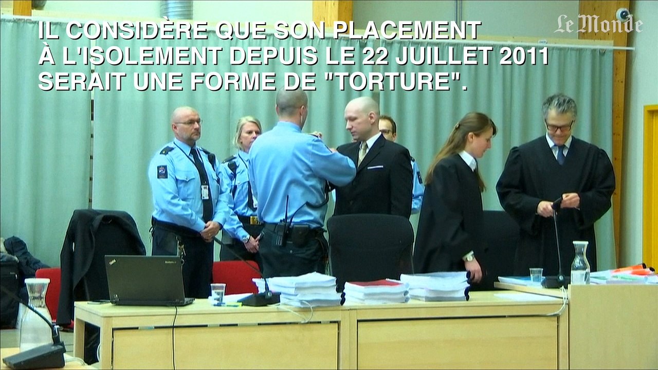 Anders Behring Breivik poursuit l'Etat norvégien