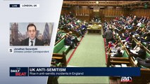 UK anti-semitism : rise in anti-semitic incidents in England