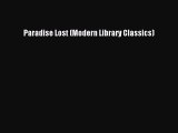 Read Paradise Lost (Modern Library Classics) Ebook Free