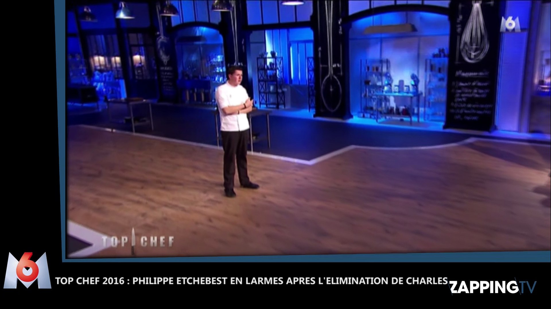 Top Chef 2016 : Charles éliminé, Philippe Etchebest craque et termine en  larmes (Vidéo) - Vidéo Dailymotion