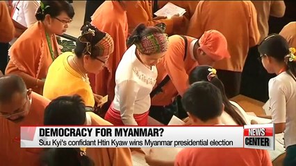 Suu Kyi's Confidant Htin Kyaw Elected As Next President